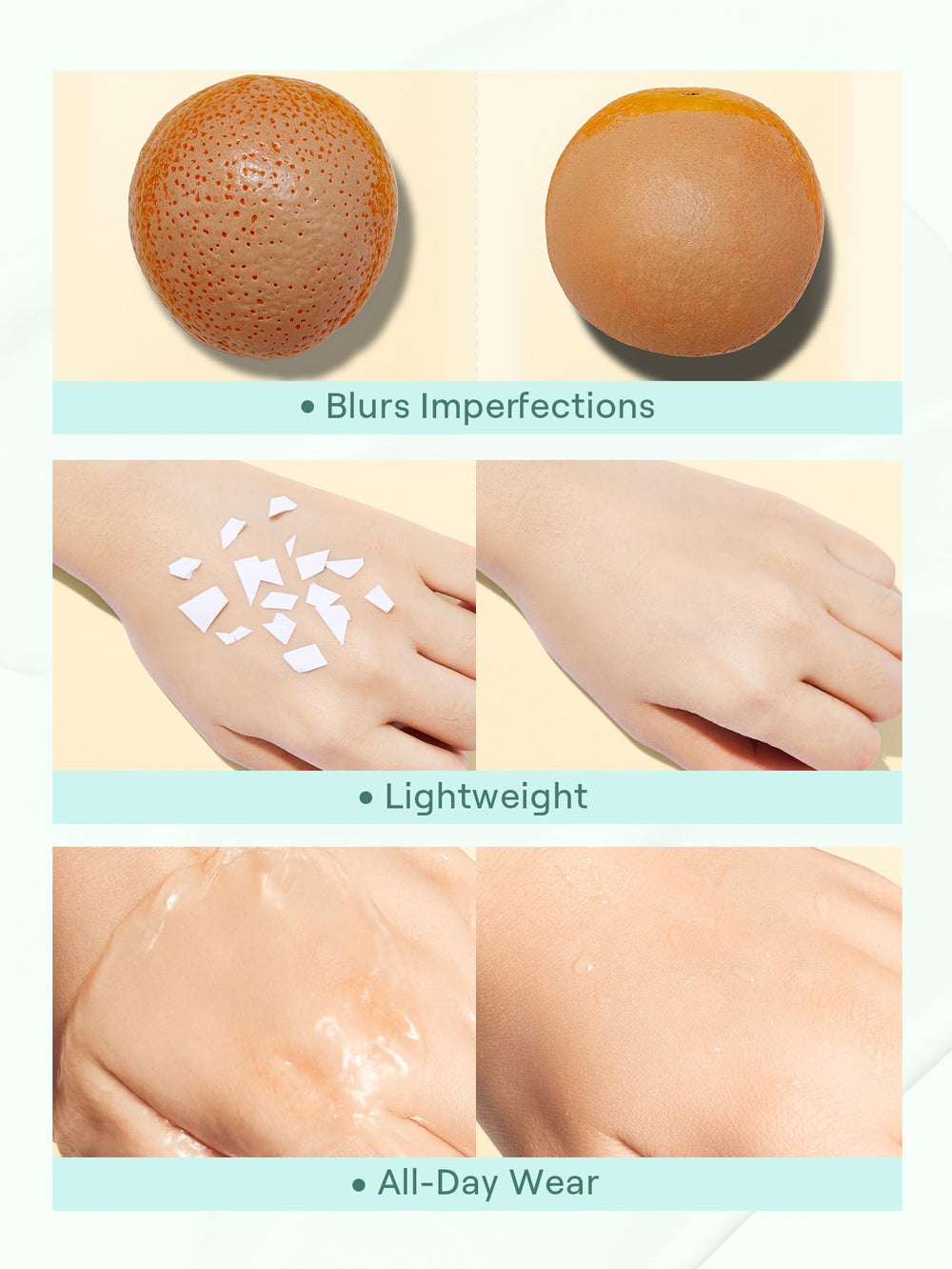 SHEGLAM Primer Poros: aplicación suave que crea un lienzo liso.