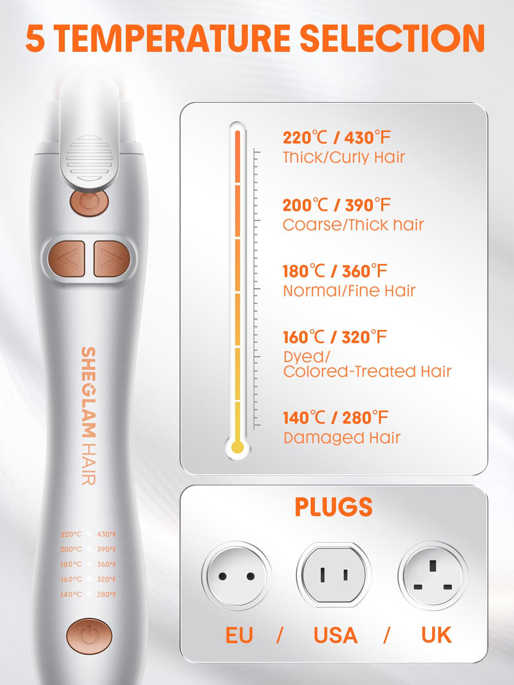 SHEGLAM water-based ceramic coating for smoother, shinier hair.