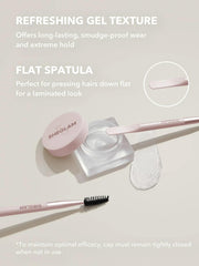 SHEGLAM Set Me Up Brow Hold Gel con aplicador doble para definición
