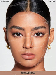 SHEGLAM contour swatch on arm shows buildable color for natural sculpting