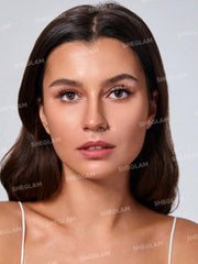 SHEGLAM contour stick application on cheeks and forehead for easy layering
