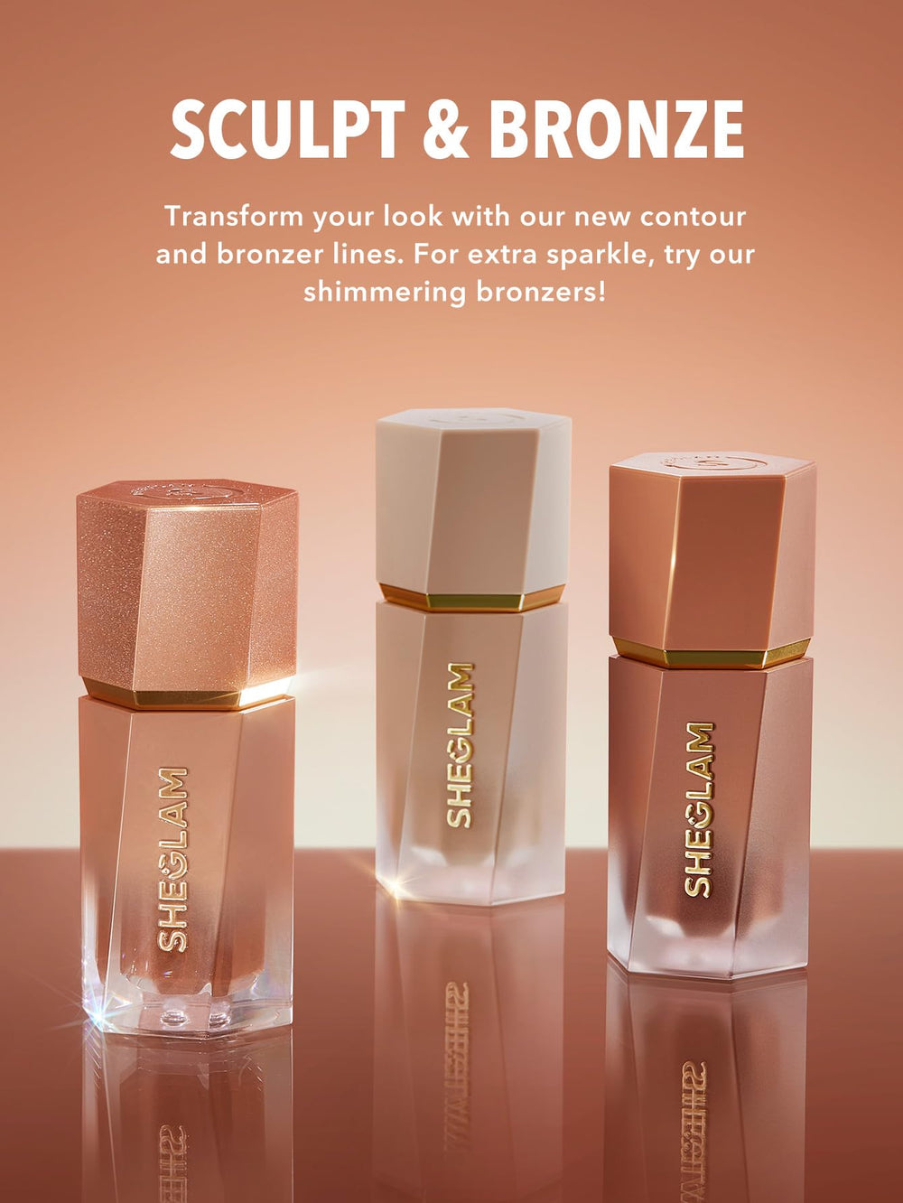 SHEGLAM Sun Beam Matte Bronzer Toffee, textura cremosa que se funde con la piel