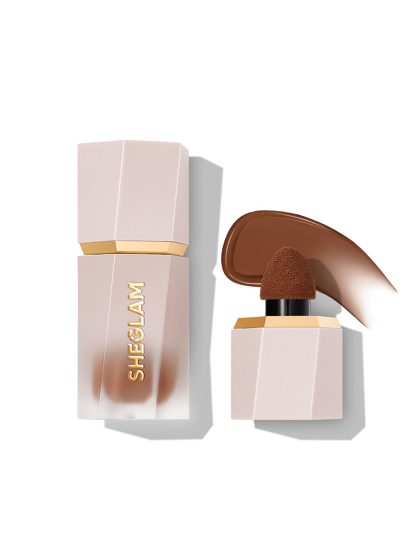 SHEGLAM Sun Sculpt contour stick application close-up for precise definition