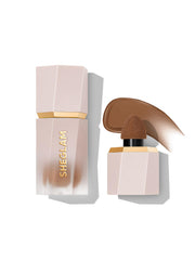 SHEGLAM Sun Sculpt close-up applicator shows easy-to-use sponge for precise contouring.