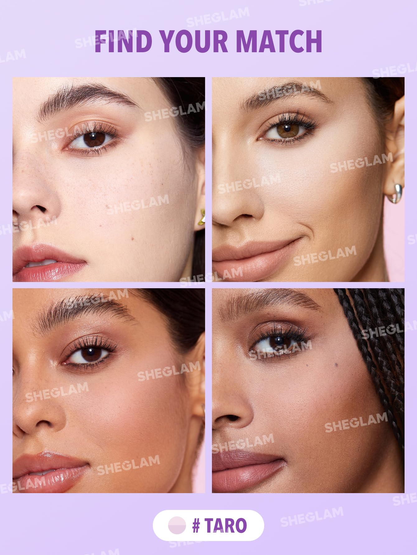 SHEGLAM Textura suave de polvo para piel ligera