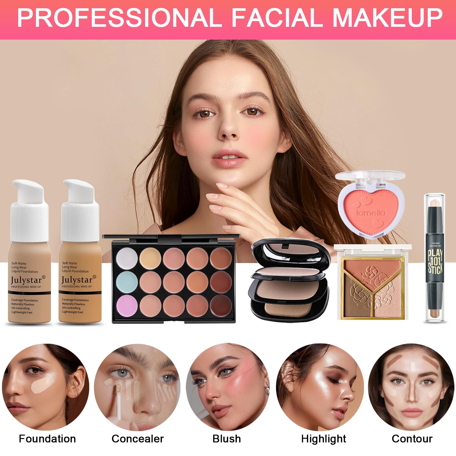 SHELAKIN foundation duo for seamless skin tone matching.