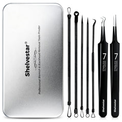 Shelvestar Blackhead Remover Kit with nose tools for precise extraction and cleaner pores