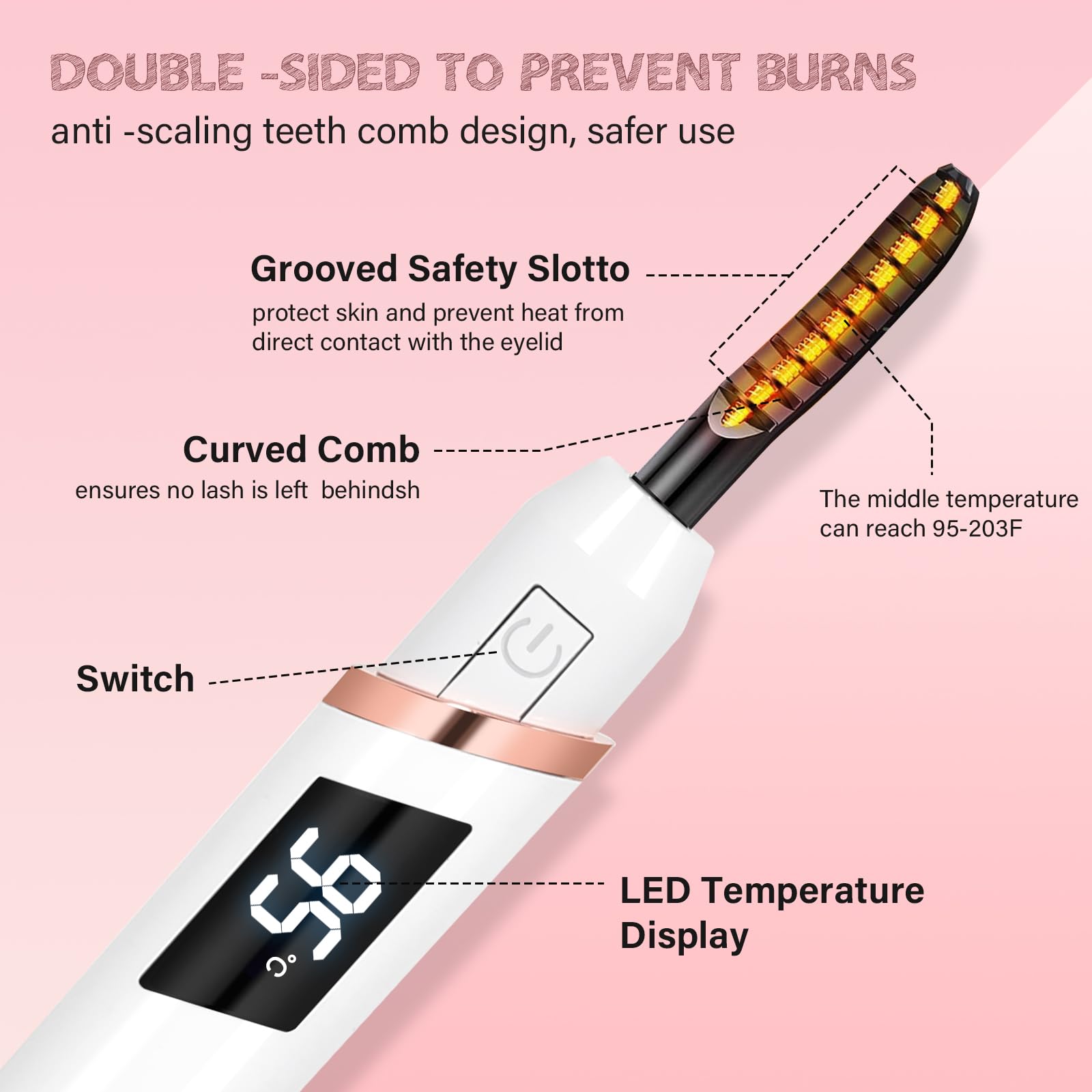 ShenlanBolt curler with 360-degree coverage for even, clump-free lashes.