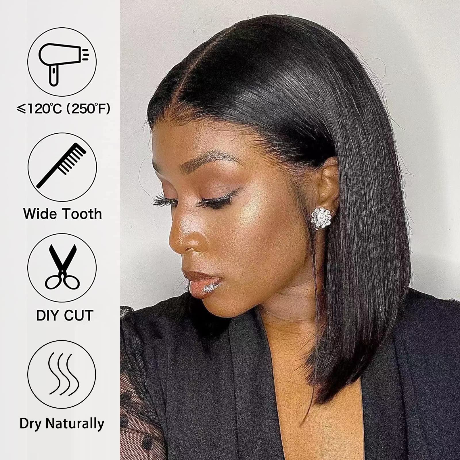 Shesbeauty versatile wig with middle or side part options.