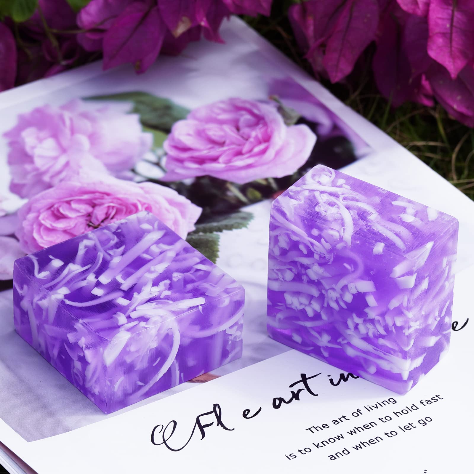 Shibarcle 2pc yoni soap purple pack shows gentle cleansing for intimate care.