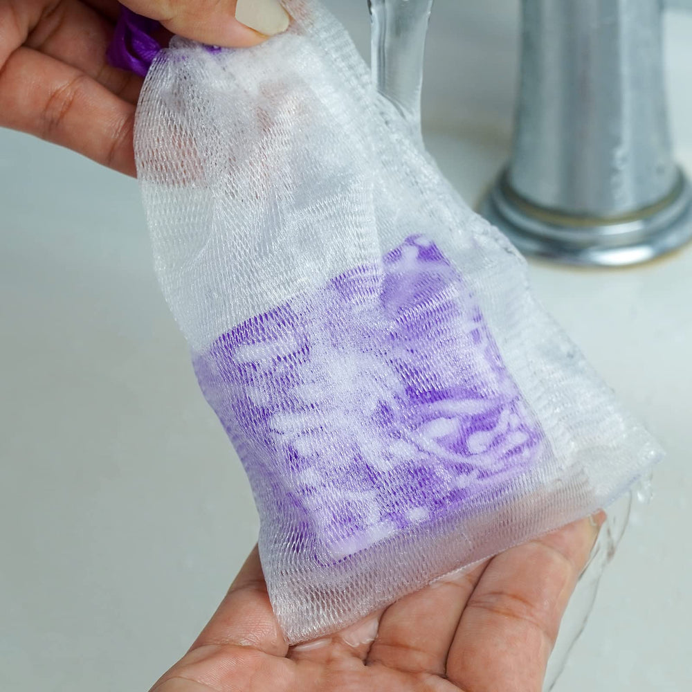 Shibarcle packaging purple yoni soap emphasizes natural ingredients and ready-to-use care.