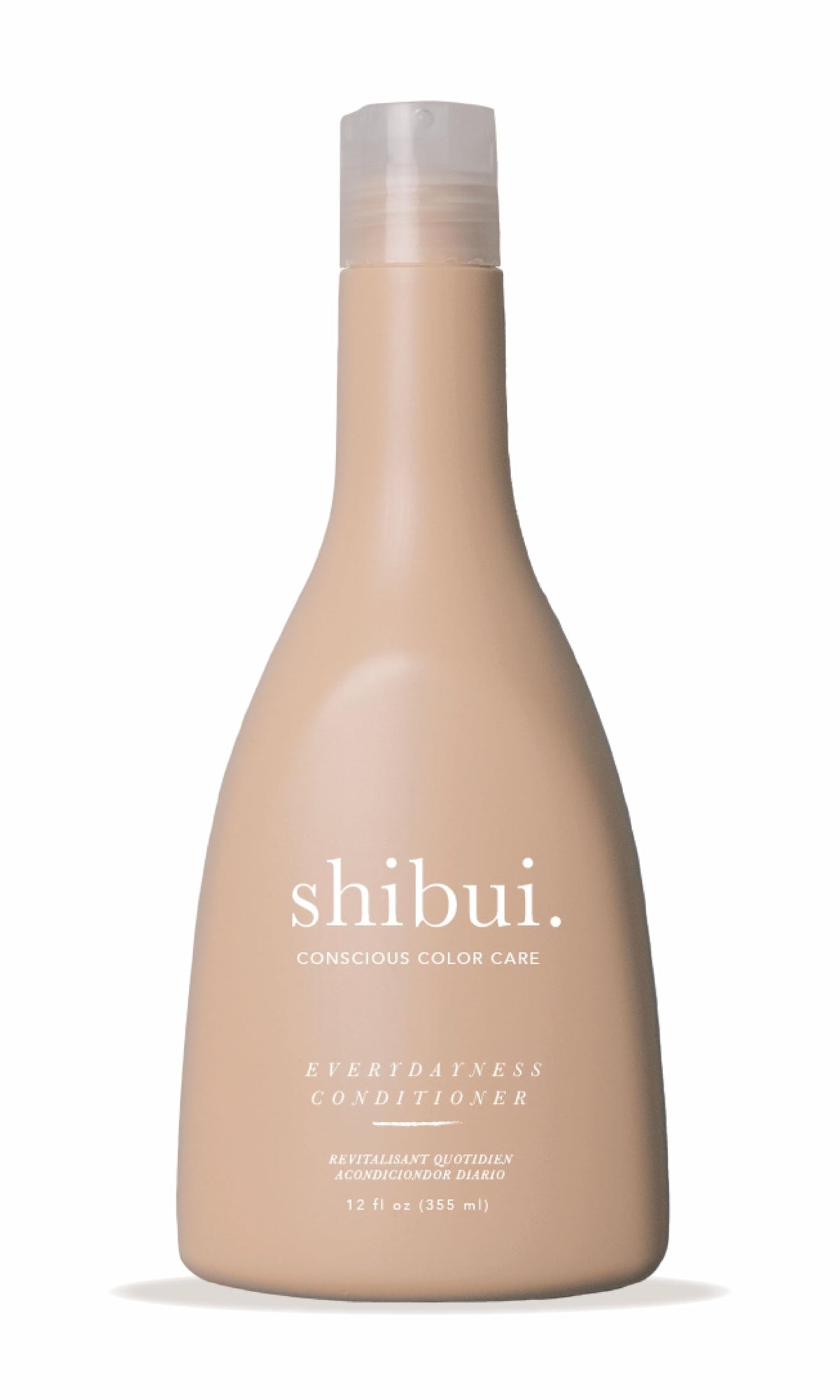 Shibui Everydayness Conditioner bottle provides lightweight hydration for fine to medium hair