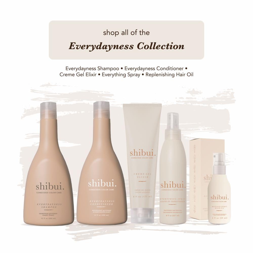 SHIBUI Everydayness Shampoo foamy lather demonstrates gentle cleansing.