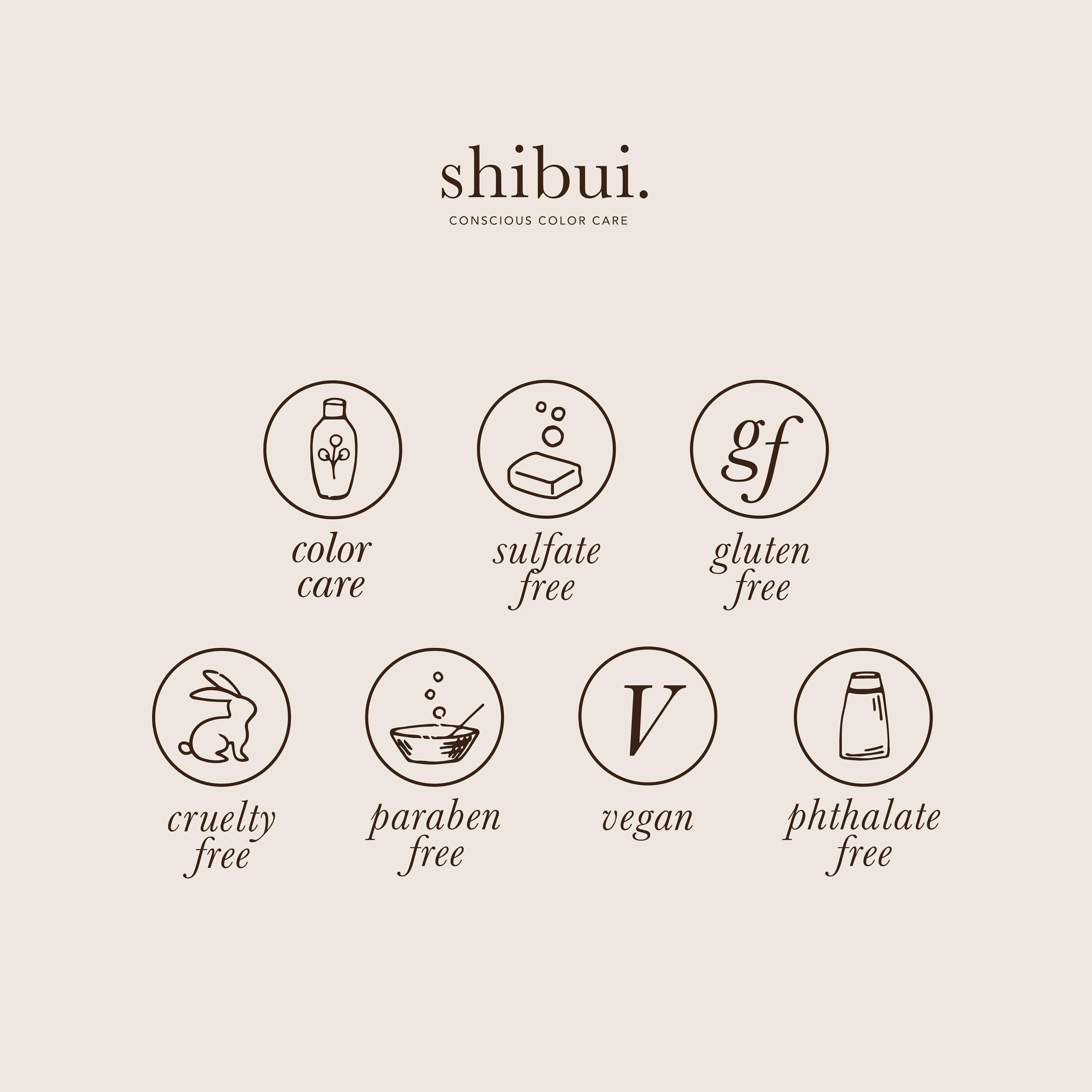 SHIBUI Everything Spray demonstrates color protection while reducing frizz
