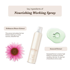 SHIBUI Nourishing Working Spray color-safe formula preserves vibrant tones.