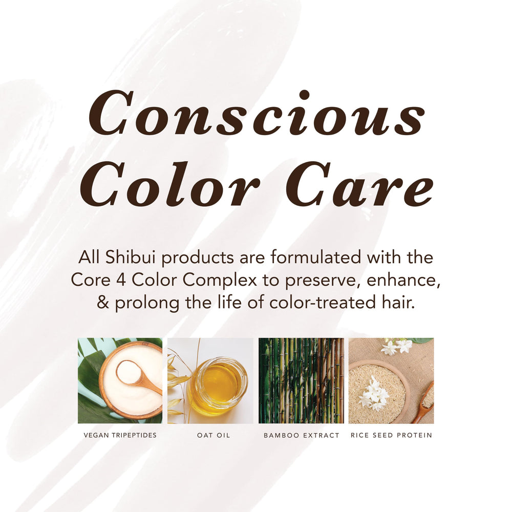 SHIBUI Nourishing Working Spray vegan, sulfate-free formula highlighted on label.
