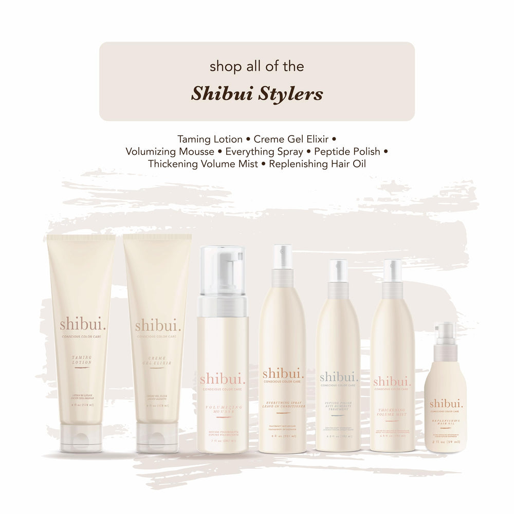 SHIBUI Volumizing Mousse core color care complex protects color