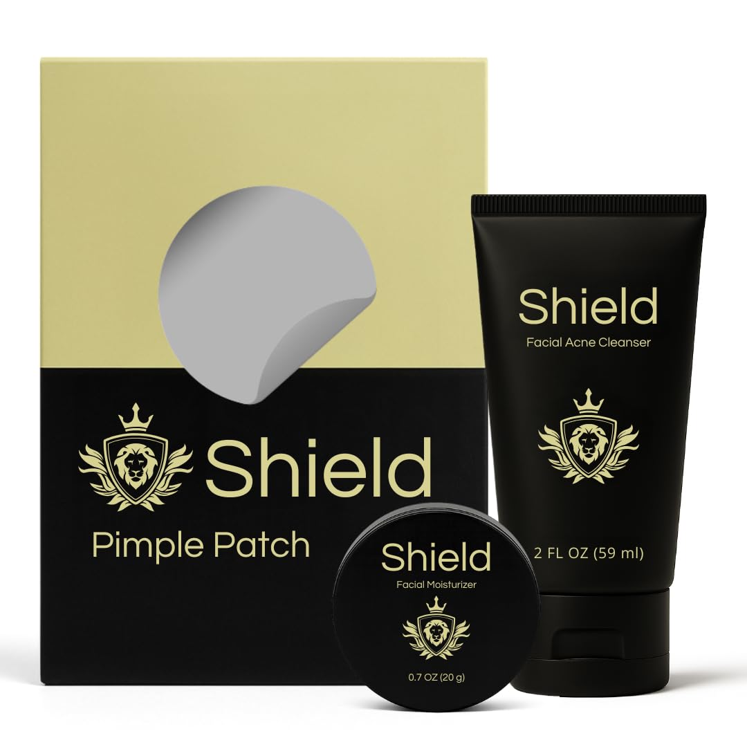 Shield Acne System face wash bottle for balanced skin and oil control.