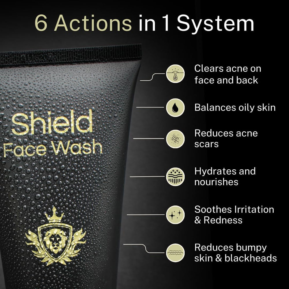 Shield Acne System moisturizer tube delivering lightweight hydration without greasiness.