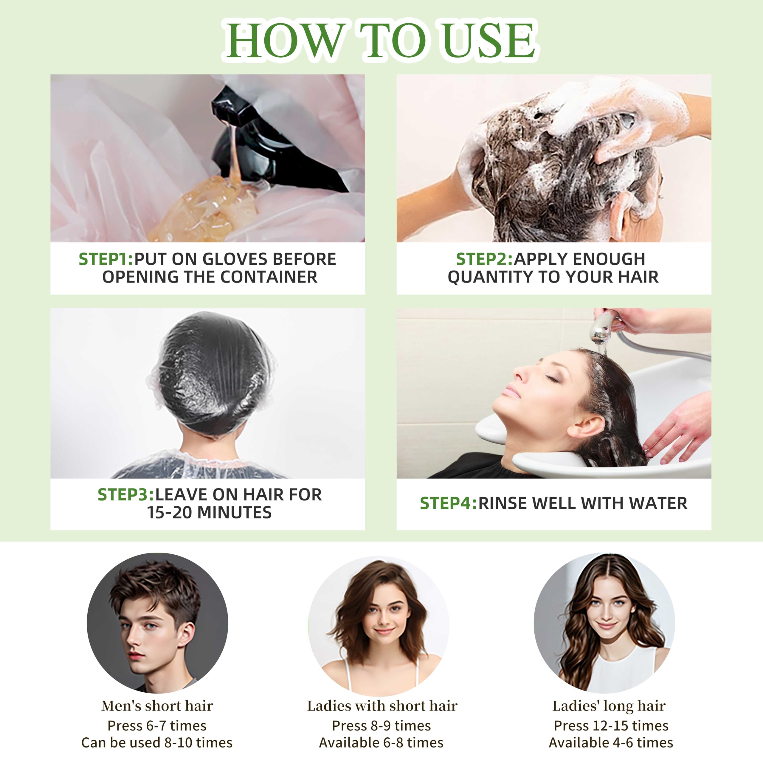 SHIHUANUO beard darkening option with dry hair