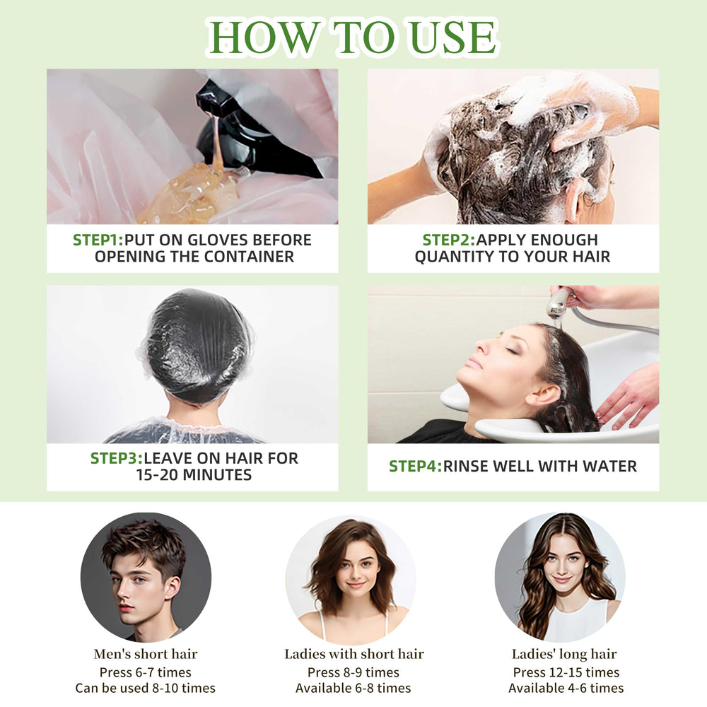 SHIHUANUO beard darkening option with dry hair