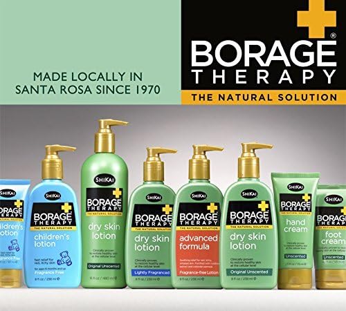 Non-greasy absorption of Shikai Borage Therapy lotion