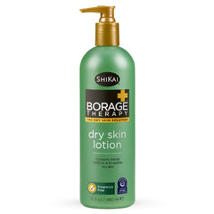 ShiKai Borage Therapy lotion bottle ready for daily hydration of dry skin