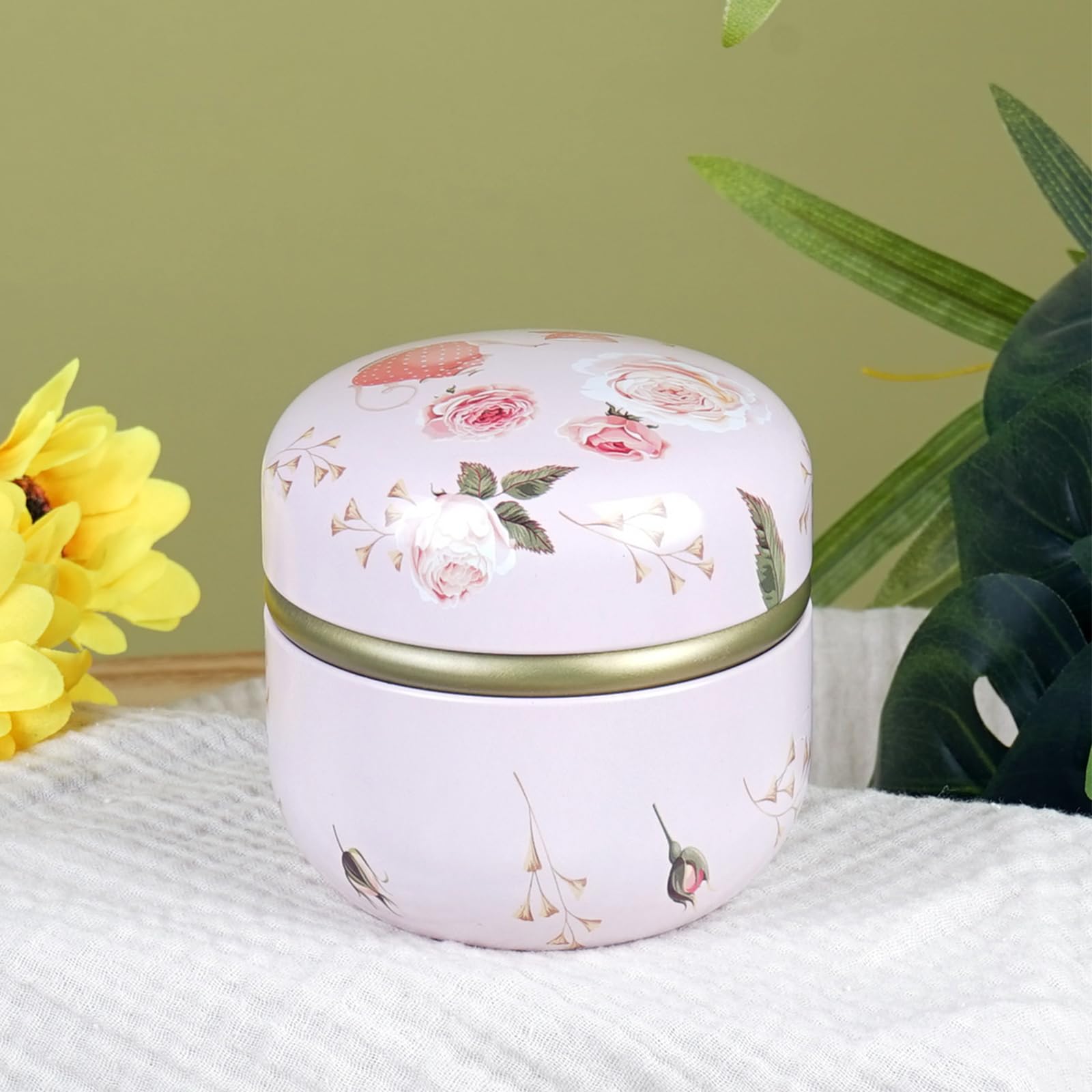 SHIMIDO travel size powder case ready for on-the-go touch-ups.