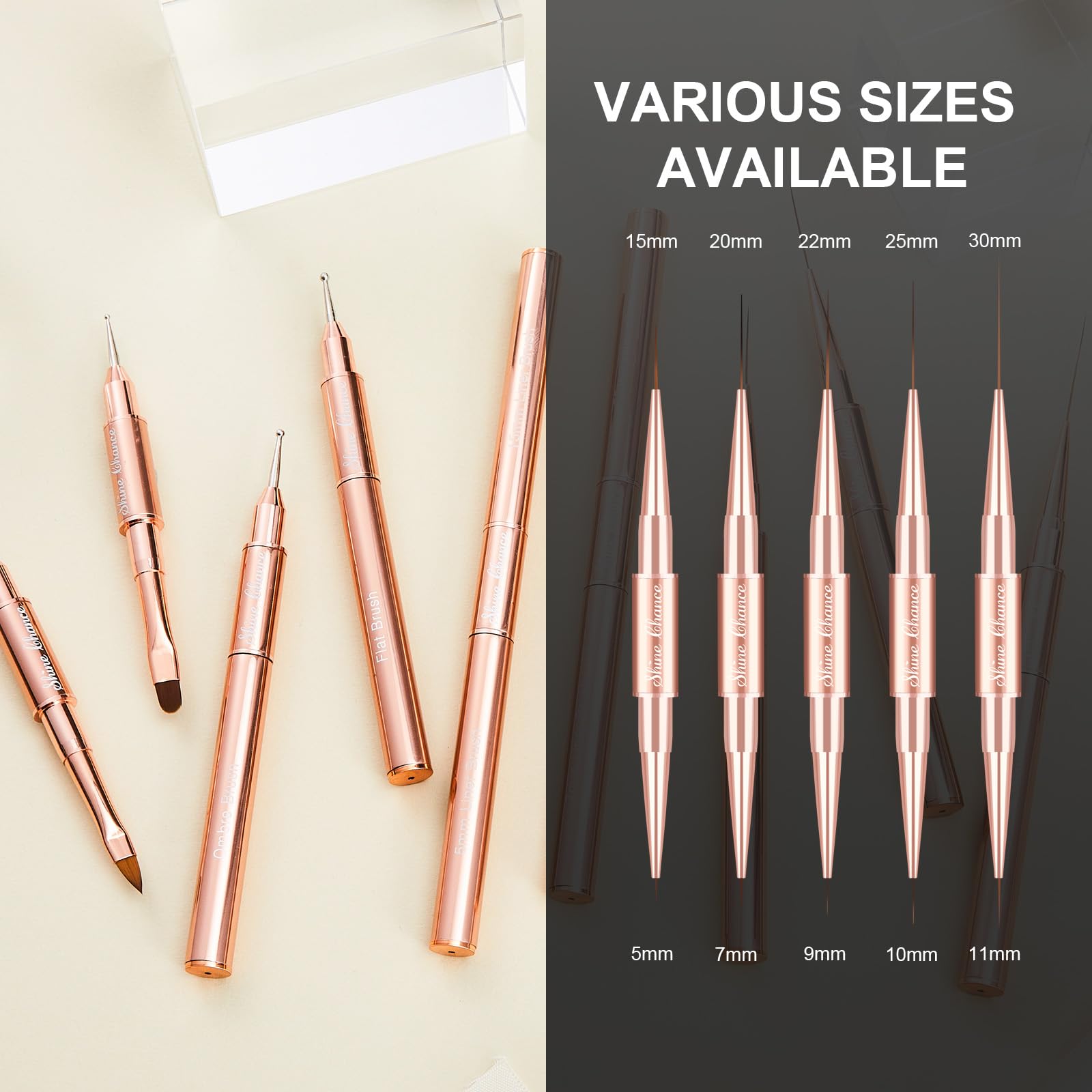 Shine Chance dual-ended dotting pens for 2 5 mm dots and 3D effects