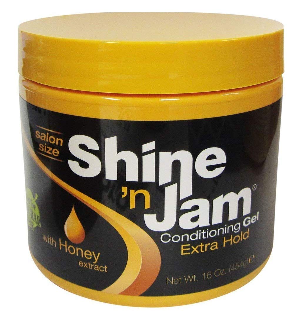 Shine 'n Jam Gel Acondicionador Extra Firme, frasco de 473 ml para peinados duraderos