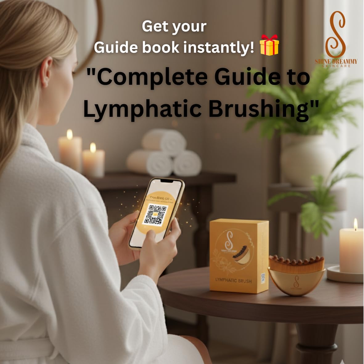 Shine Dreammy lymphatic massage tool doubles as gua sha alternative