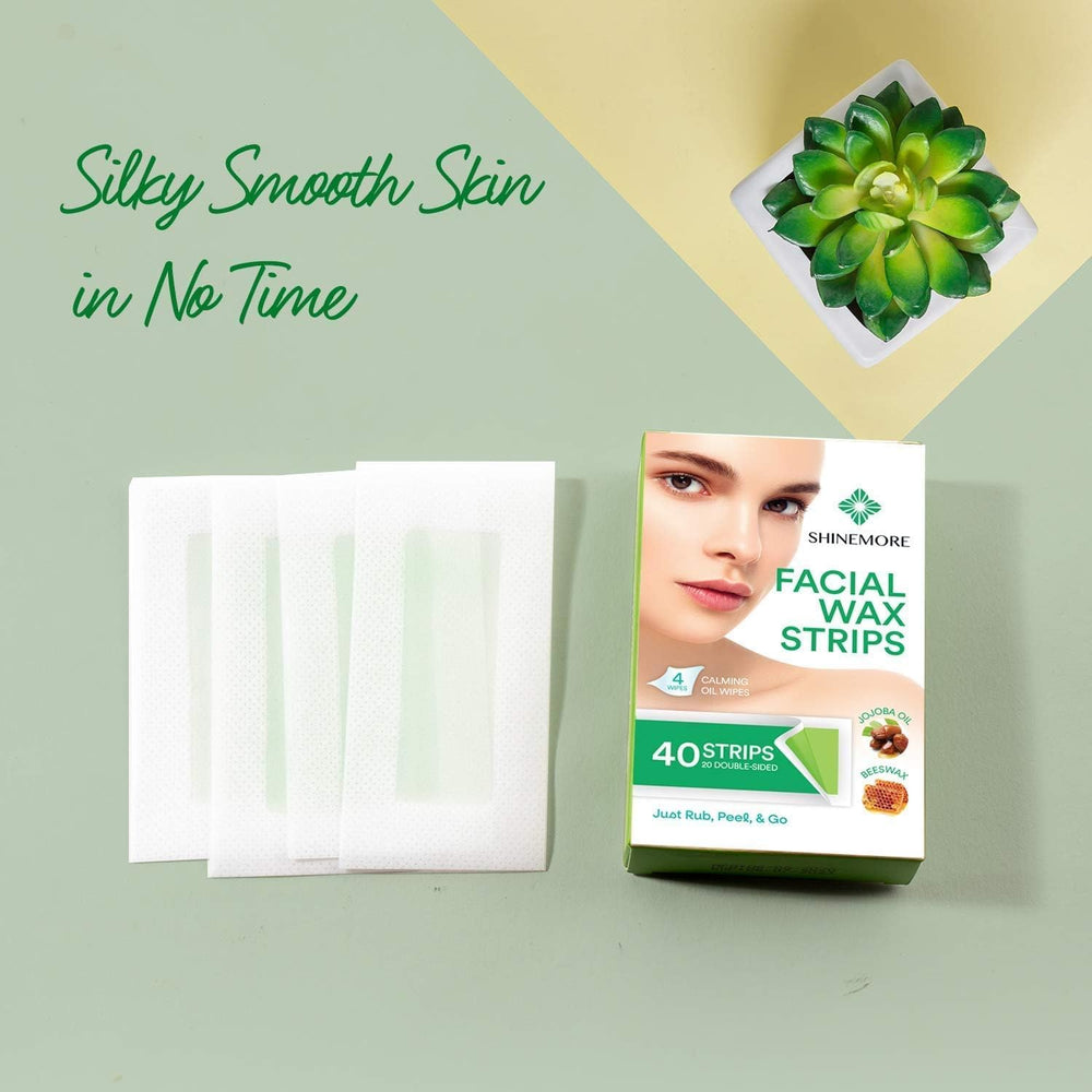 ShineMore at-home waxing kit layout highlights easy, private hair removal.