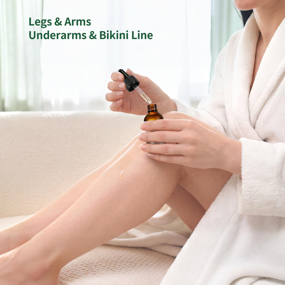 ShineMore underarm area application for gentle post-removal comfort.