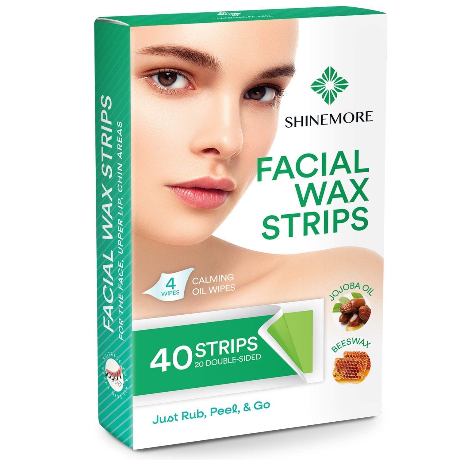 ShineMore use-cases for face, eyebrows, lip, and chin with precision.