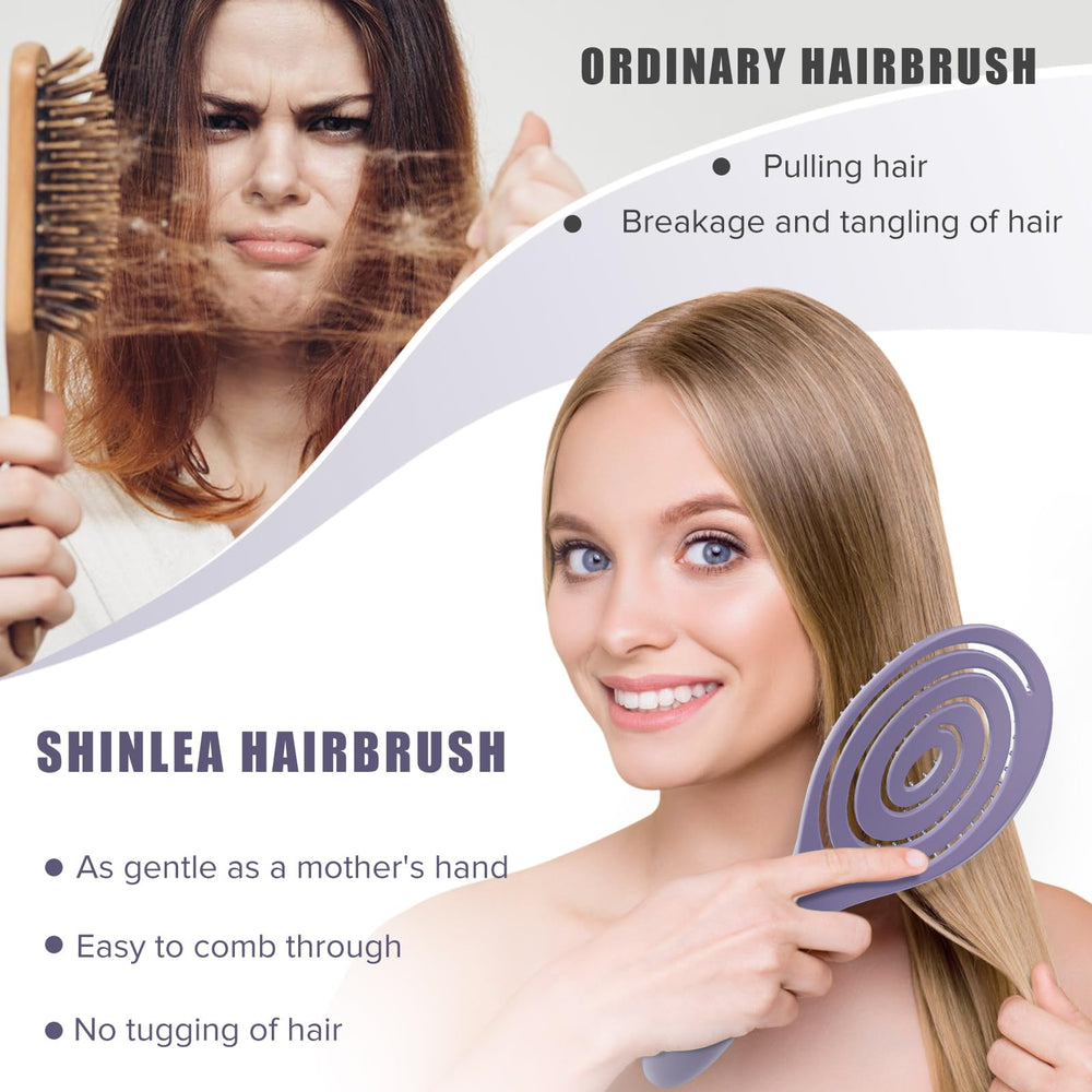 SHINLEA Detangle Hair Brush built with durable ABS for long-lasting use.