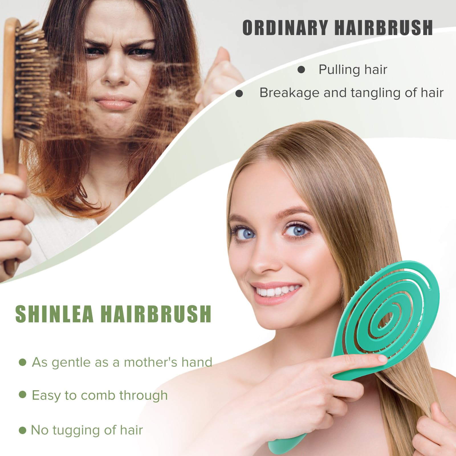SHINLEA detangler suitable for all hair types and textures.
