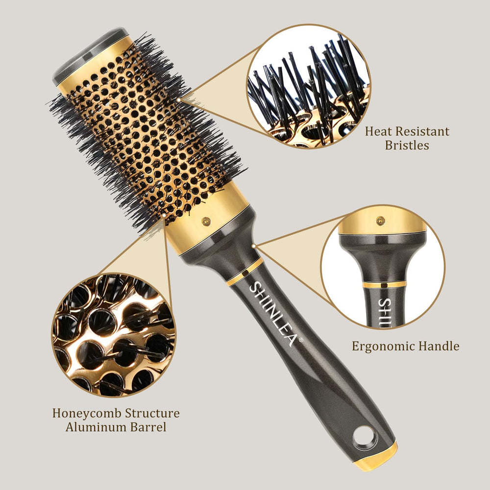 SHINLEA nylon-bristles resist heat up to 200°C for secure grip.
