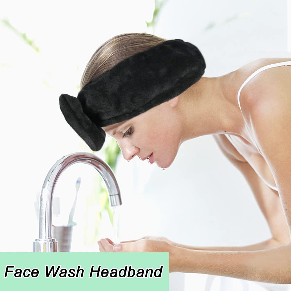 Shintop Spa Headband makeup-application helps keep hair out of the way.