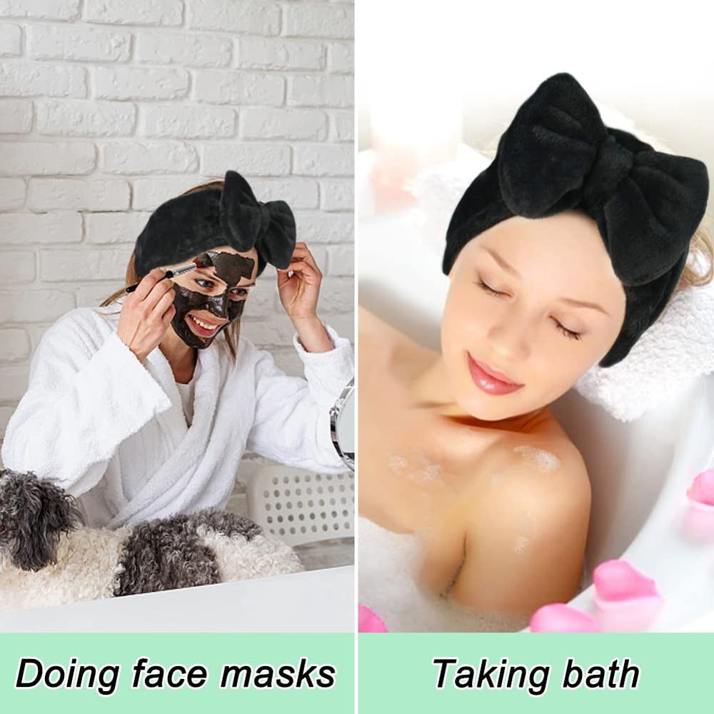 Shintop Spa Headband stretch-length adapts to various hairstyles.