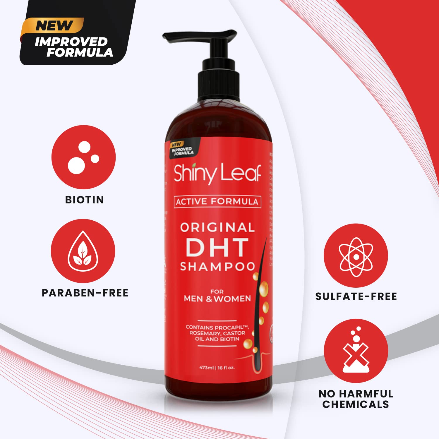 Shiny Leaf anti-hair-loss shampoo lather close-up — gentle cleansing for all hair types.