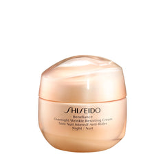 Shiseido Benefiance overnight cream bottle — rich texture for hydration and anti-aging care