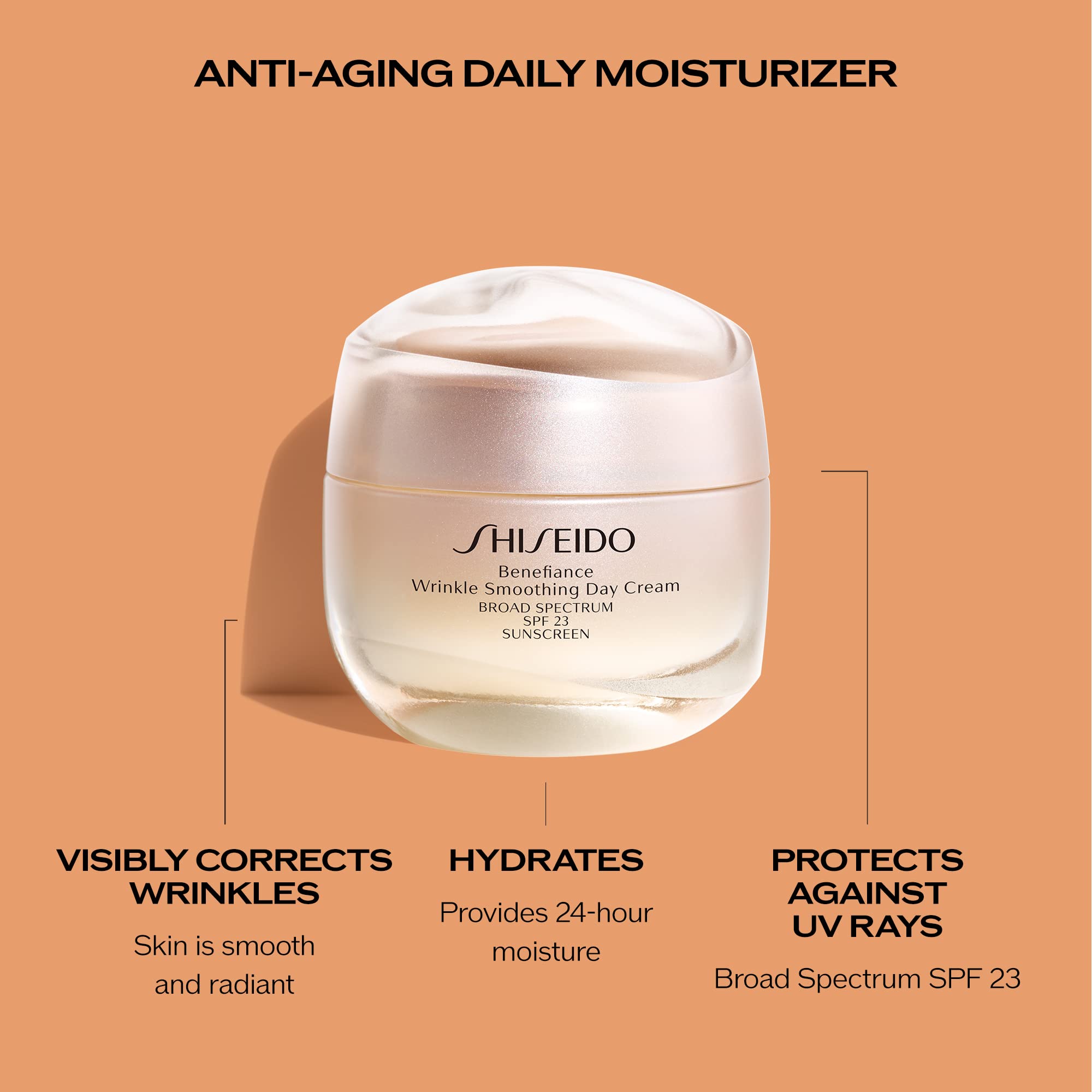 Shiseido Benefiance packaging highlights KOMBU-Bounce Complex and turmeric benefits.