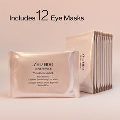 Shiseido Benefiance WrinkleResist24 mask extending to laugh lines for smoother appearance