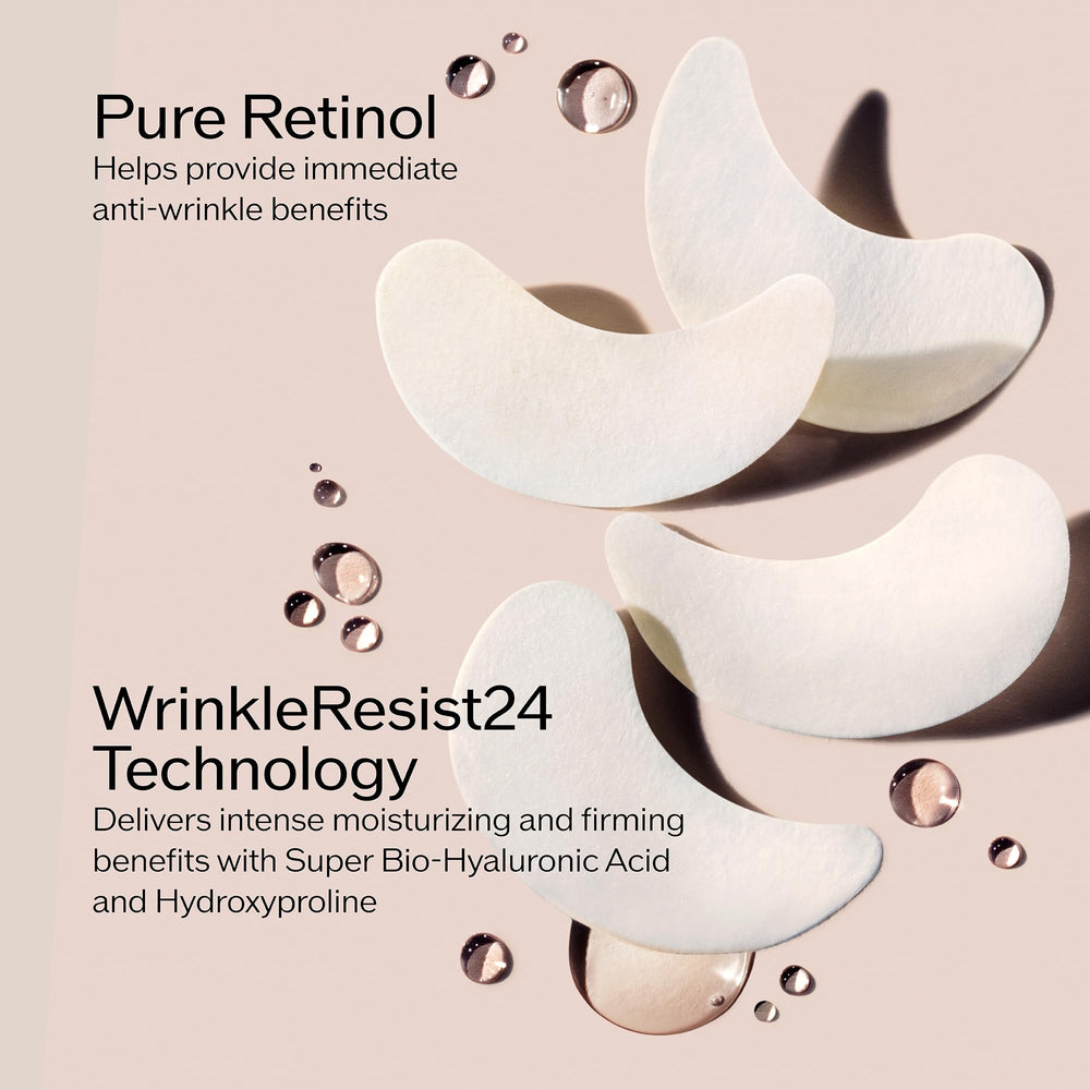 Shiseido Benefiance WrinkleResist24 stretchy material conforming to eye contours