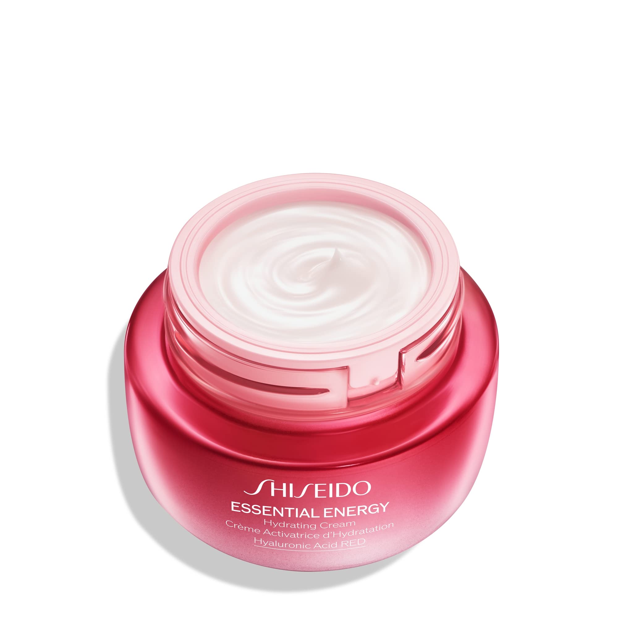 Texture close-up of Shiseido Essential Energy Hydrating Cream