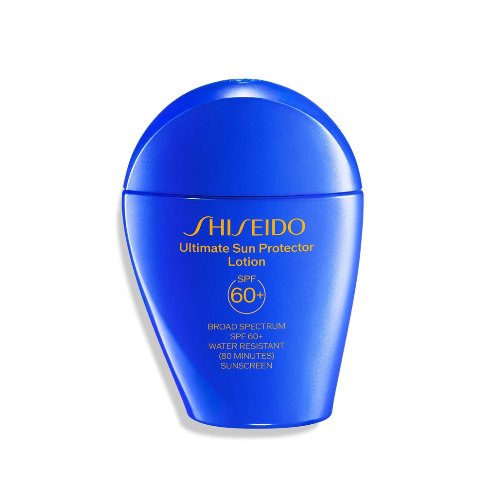 Shiseido Ultimate Sun Protector Lotion clear veil on face and body for daily protection