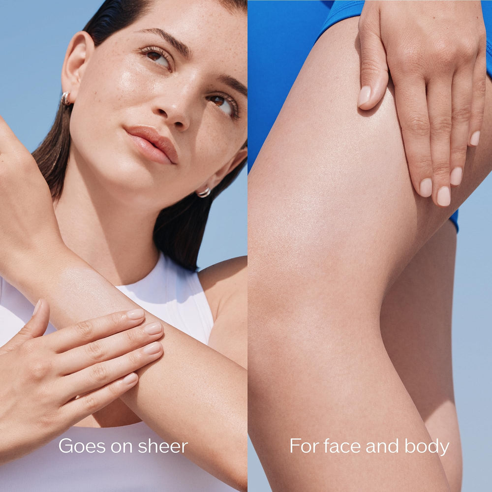 Shiseido WetForce protection in action on mineral sunscreen.