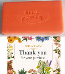 SHIWRAYZ Blue Power Soap packaging front highlights authentic Jamaican scent for daily use.