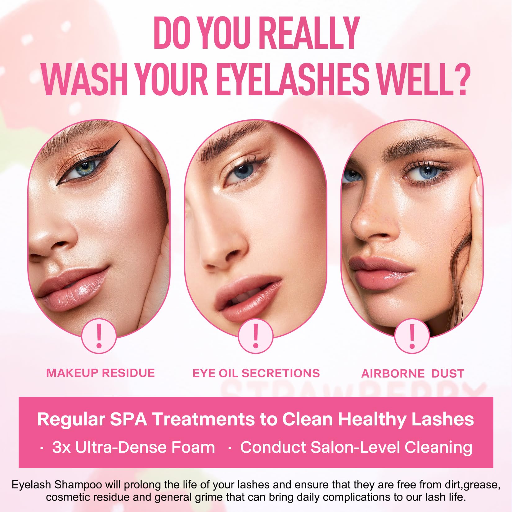 Shmian lash longevity concept showing 30%+ extension with regular use.