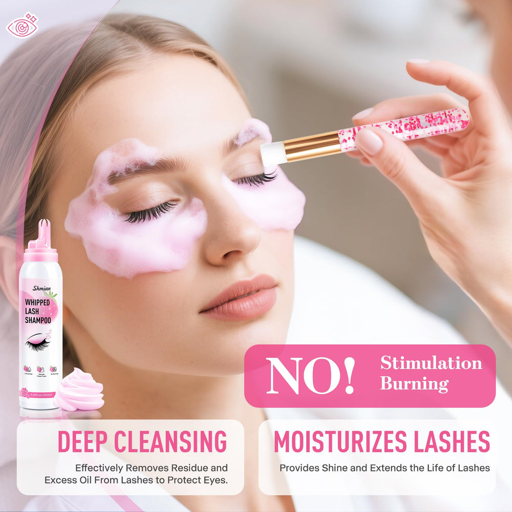 Shmian strawberry fragrance adds pleasant scent during cleansing.